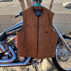 Hurley Roth Multi Pocket Worker Vest Body Warmer
Ale Brown XXL